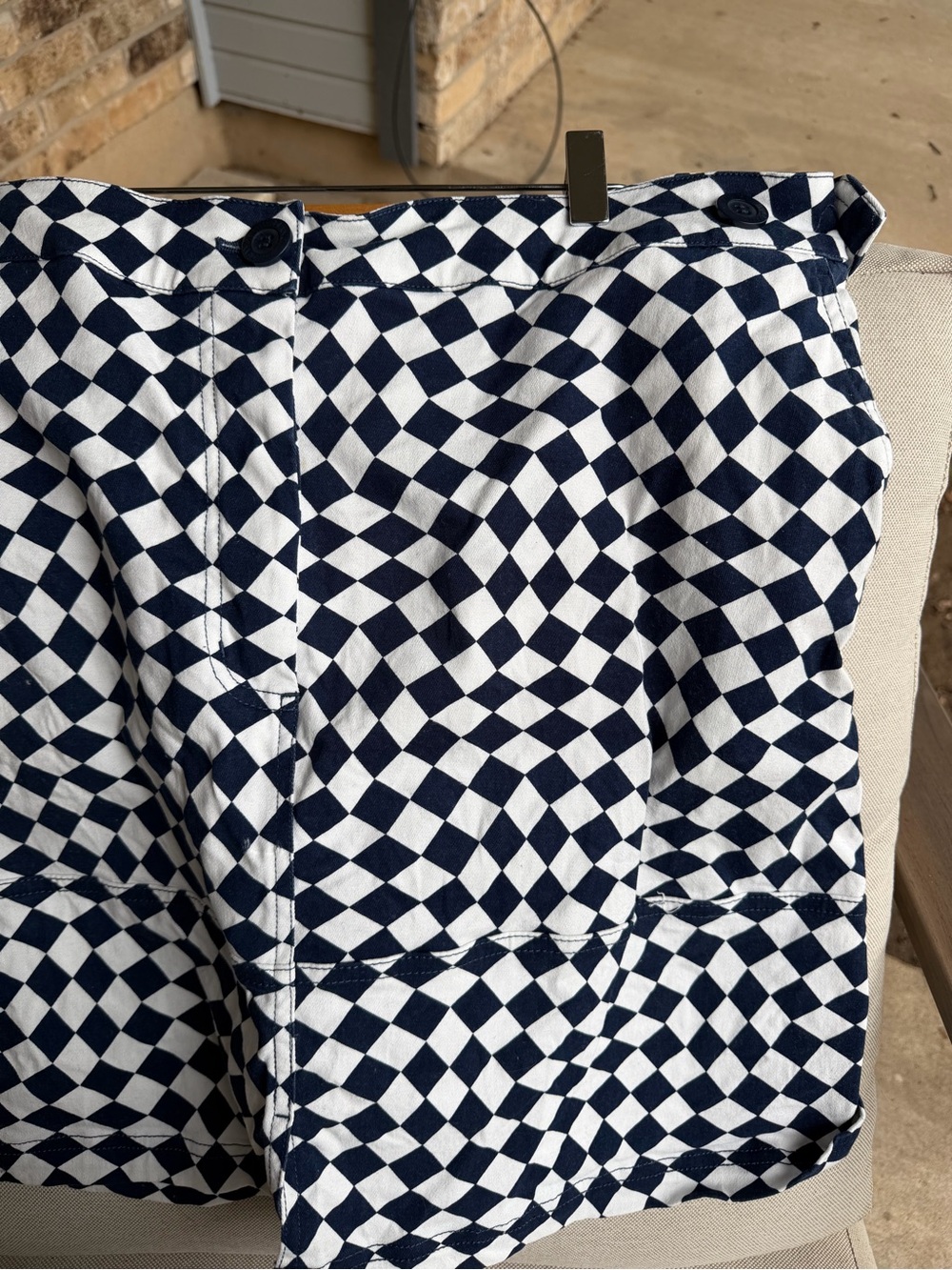 Wildfang Checkerboard Utility Mini Skirt - Picture 6 of 7